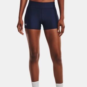 Navy Under Armour Spandex Shorts